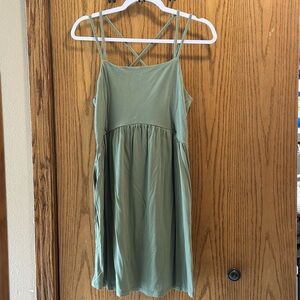 Old Navy Olive Green Top with Crew Neck